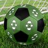 Pallone da Calcio Borussia Taglia 5 Colorato Cucito a Macchina PVC Pronto per la Competizione Resistente Alta Rimbalzabilità