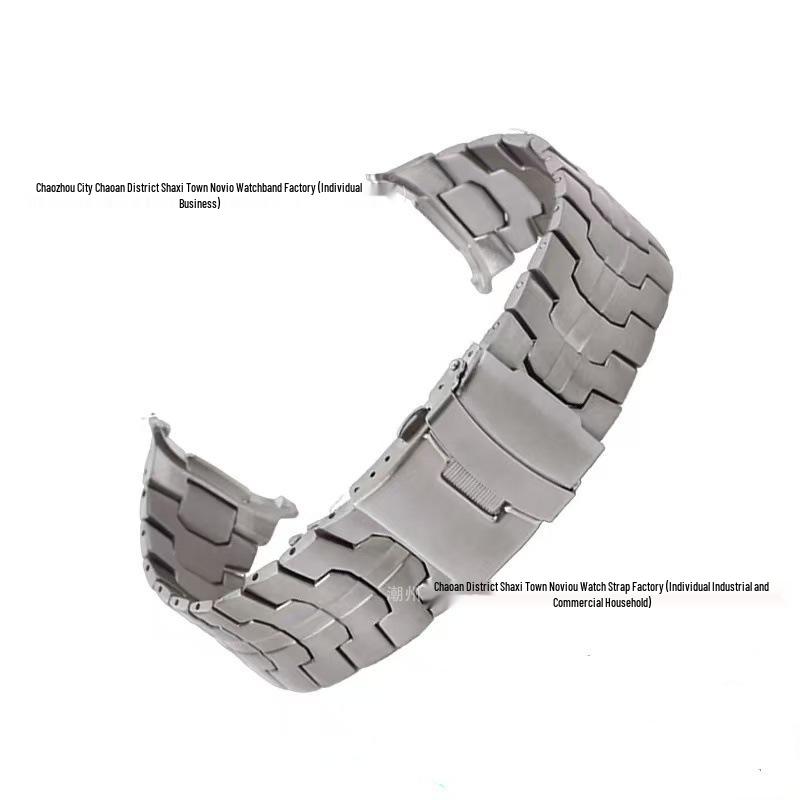Compatible with Samsung Galaxy Watch 7/8/8 Classic Iron Man 47mm Stainless Steel Strap
