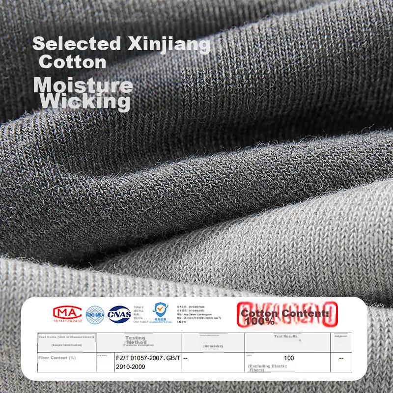 MiiOW [100% Pure Cotton Socks 5 Pairs] Men's Socks Autumn Season Deodorant Mid-Calf Sports Socks for Men New Product for 2025