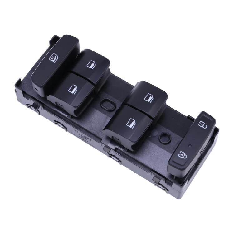 Front and Rear Window Control Switches, Driver Door Four-Button Unit with Single-Press and Incremental Operation 93571-AA0004X