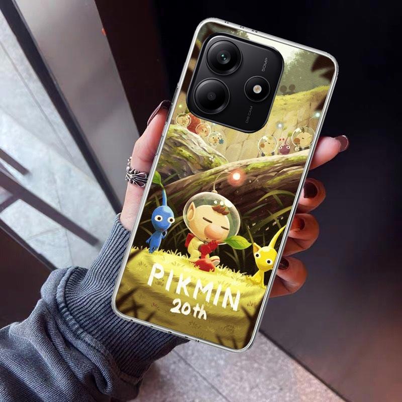 Game P-PikminS 4 Phone Case For Xiaomi Redmi Note 10 11 12 13 14 15 Pro Plus 11S 12S 14S 11T 11E 10S Soft TPU Back Cover Redmi N