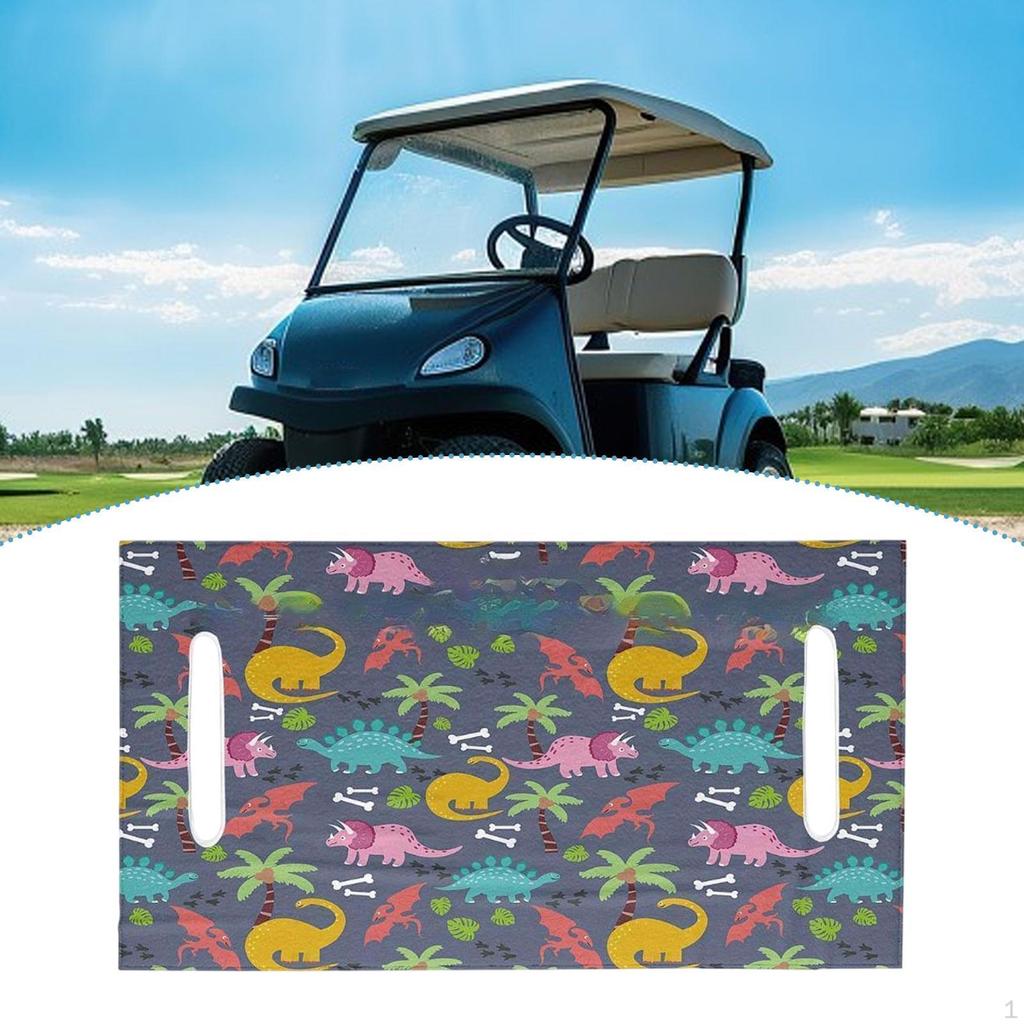 Golf Cart Seat Cover Towel Blanket Easy to Install, Decorative, Comfortable