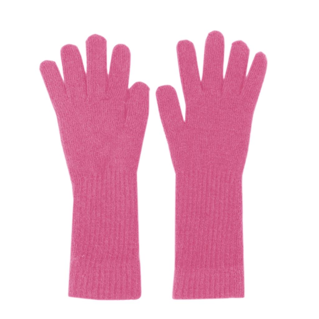 Comfortable Long Cuffs Gloves Stretchy Wrist Coverage Comfort Outdoor Activity Breathable Winter Gloves