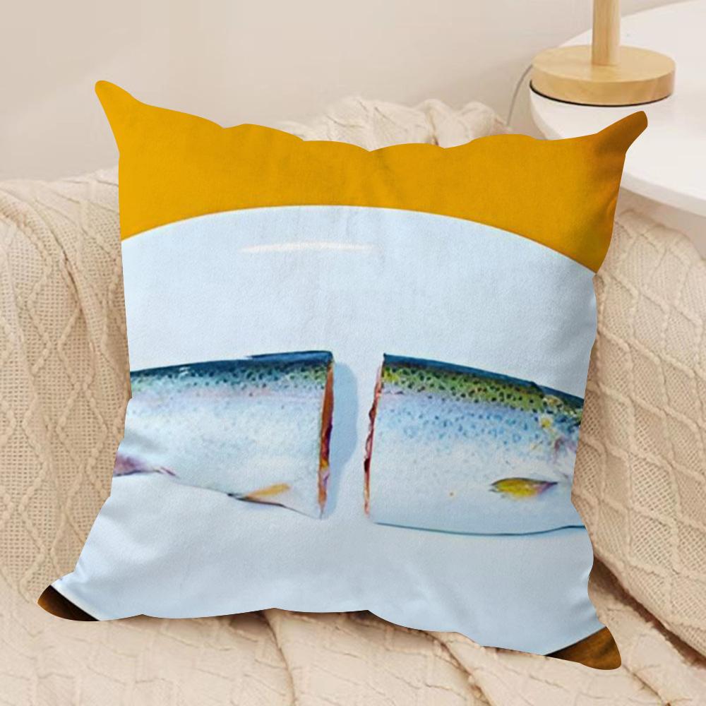 Fashion T-Toiletpaper Cushion Cover Soft Plush Fabric Double-Sided Printed Sofa Cushion Cover for All Seasons Home Decor Gift