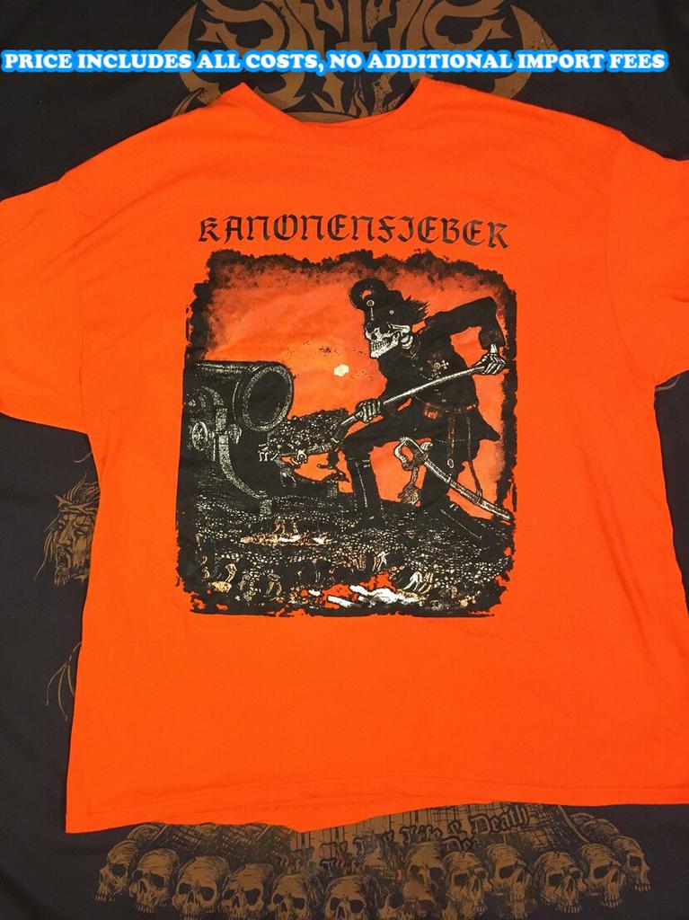 Kanonenfieber Band Der Füsilier Ablum T-shirt S to 5XL PA170 FREE SHIPPING