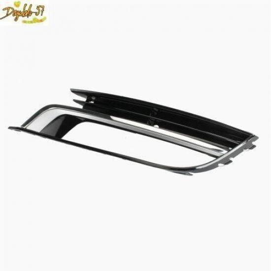 Right Side Black & Chrome Fog Light Grille Cover Panel For VW CC 2013-2016 2017