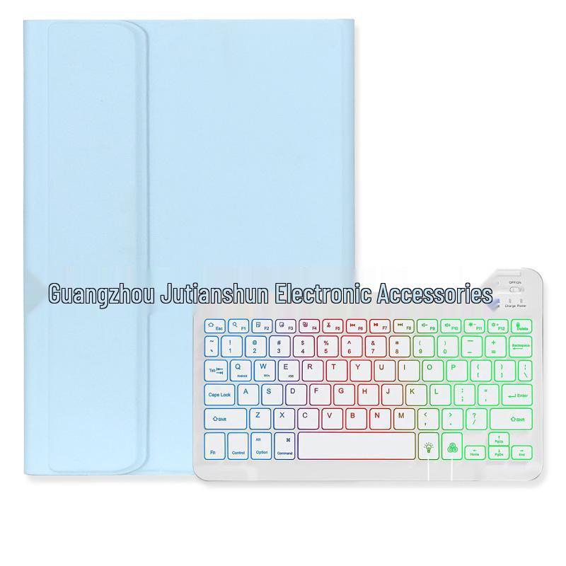 Samsung Galaxy Tab S 11" Case with Colorful Bluetooth Keyboard & Pen Slot X736