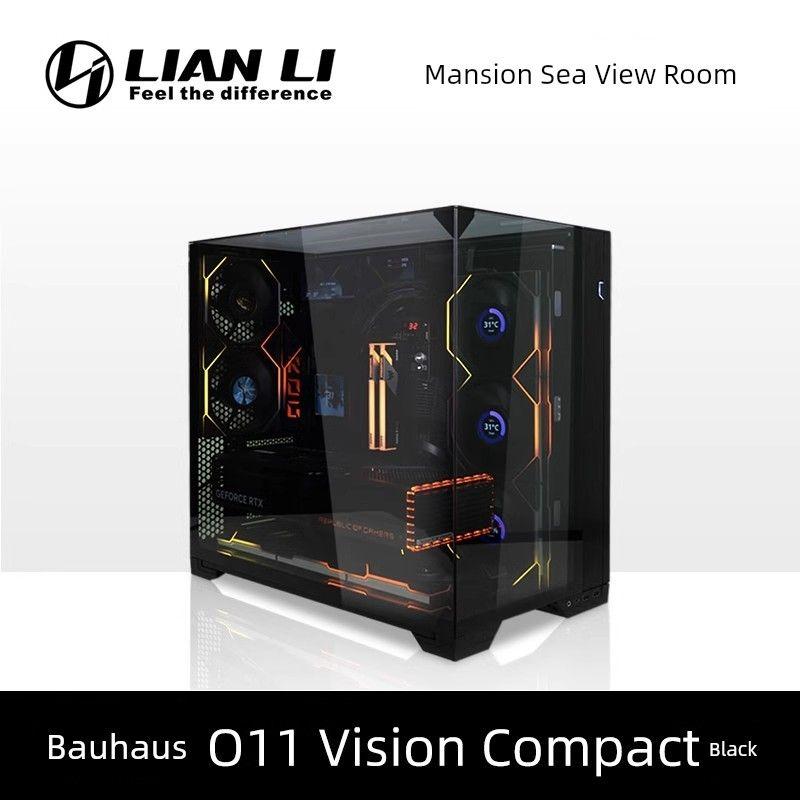 

Корпус Lian Li Bauhaus O11 с полным обзором, комната с видом на море Bauhaus O11 VISION COMPACT.