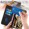 For iPhone 17 Air Leather Case with Wrist Strap Diamond Imprint Wallet Phone Cover