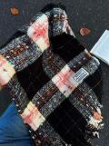 Retro plaid Japanese and Korean atmosphere plaid scarf women's plaid series contrasting color warm shawl student scarf