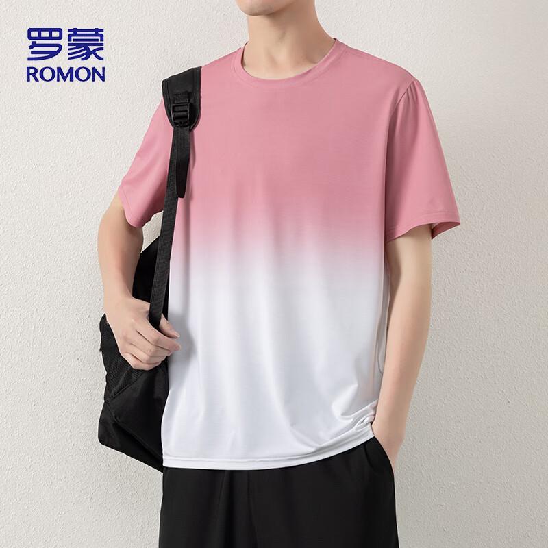 ROMON Men's Ice Silk Short Sleeve T-Shirt 8210