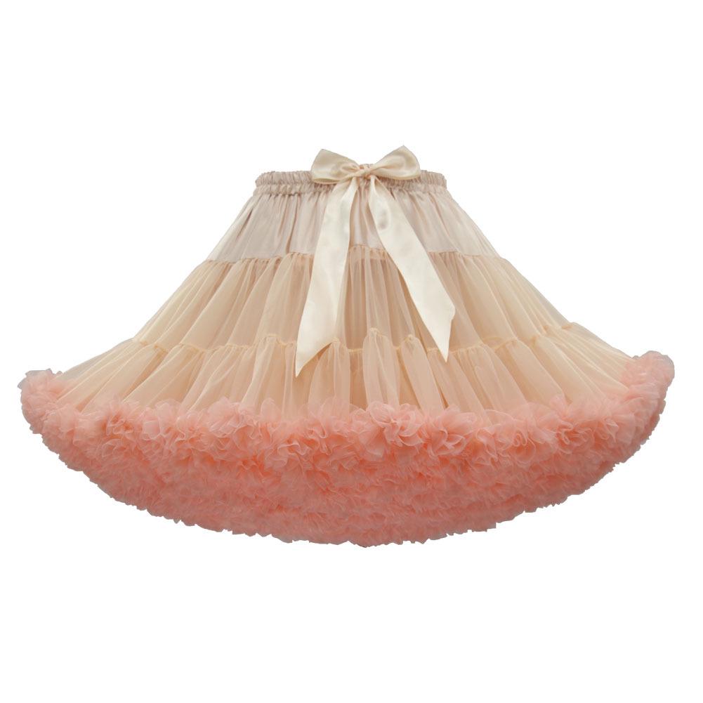 Adult Puff Skirt - Super Puffy Cosplay Crinoline Mesh, Soft Girl Lolita Princess Dress
