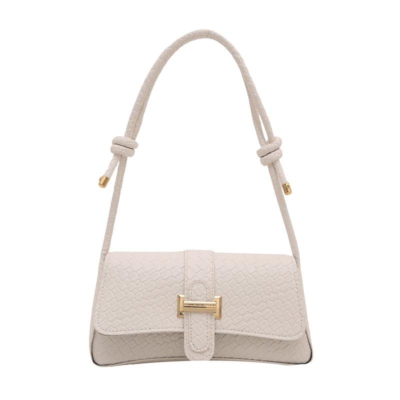 Przenośna mała torebka damska popularna w sezonie 2025 nowa modna stylowa torebka na ramię kontrastowy kolor modna torba listonoszka mała kwadratowa torebka