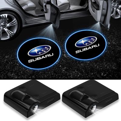 1/2pcs LED Car Door Courtesy Light Projector Welcome Lamp Car Badge For Forester SG SJ SH Crosstrek Legacy Tribeca XV