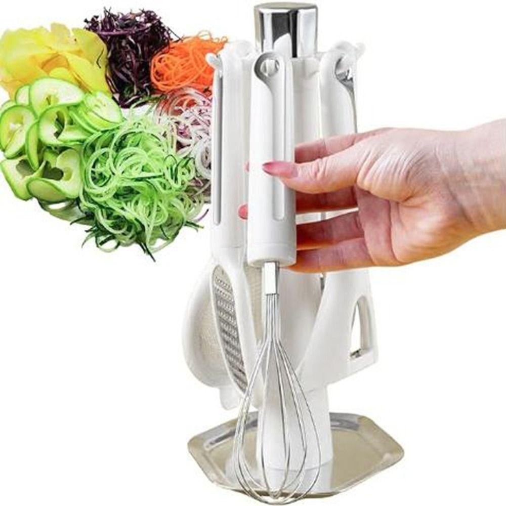 7 Pieces/Set Space Saving Cooking Utensils Set Household Bottle Opener Kitchen Gadget Set  For Home