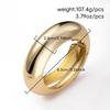 Plain circle bracelet jewelry female personality exaggerated design photosensitive surface alloy bracelet open bracelet