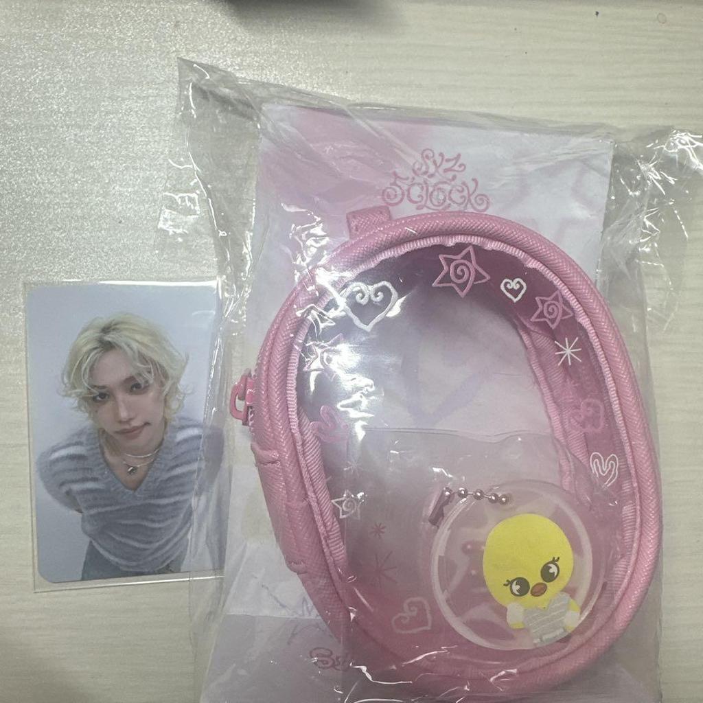 [USED] StrayKids 5'CLOCK SKZOO Clear Pouch Pogari