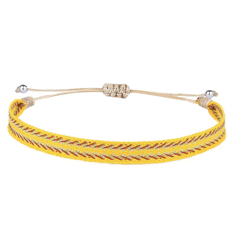 

Kelitch Модный плетеный ремешок для переноски, регулируемый дизайн, ретро нишевые аксессуары, для пары, подруг, в одном стиле AZX-202001B