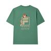 New FILA x Maison Kitsune Little Fox T Shirt Men's Morocco Green F11U529101F-GN