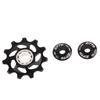 11T Jockey Rad Schaltwerk Pulley für Mountainbike Fahrrad Ersatz Teile(Schwarz)
