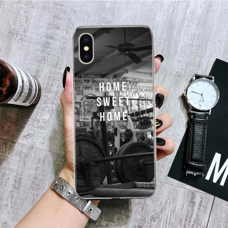 

Bodybuilding Gym Fitness Phone Case For iPhone 17 Air 16 15 Plus 11 14 Pro Max 13 Mini 12 7 8 + SE Pattern Art Customized Cover iPhone 13 Pro