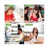 3 Pack Portable Pocket Fan Foldable Mini Handheld Fan USB Rechargeable Desk Fan