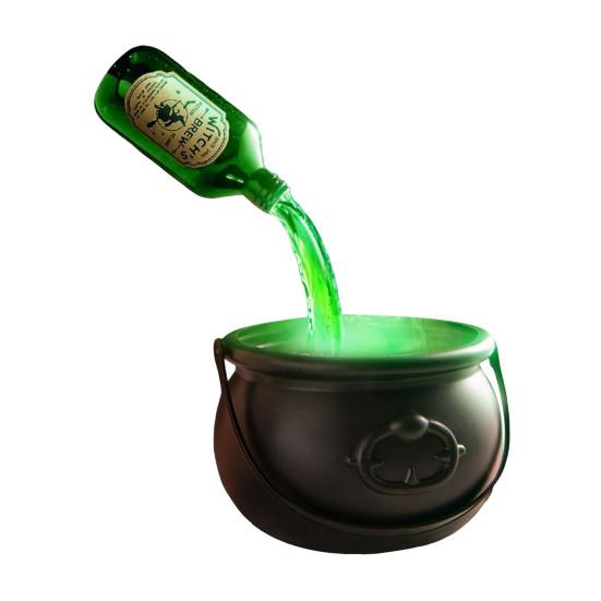 

Набор плавающих зелий своими руками Хэллоуинская декорация Ведьмин котел и генератор тумана Жуткая винтажная черная чаша для декора вечеринки «Фокус-покус» Домашний декор для каминной полки