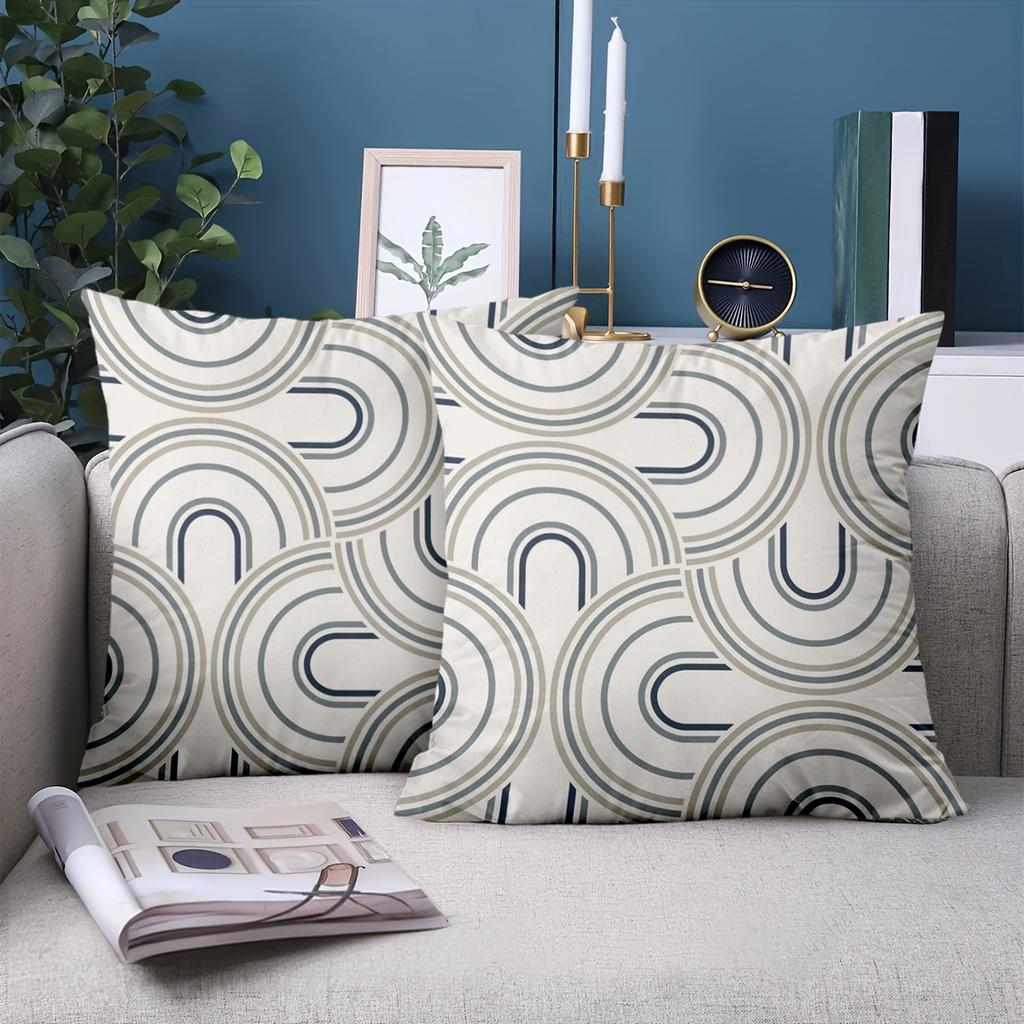 1 Pieces Modern Patterned Cushions for Home Decor Polyester pillowcase, sofa decorative cushion cov