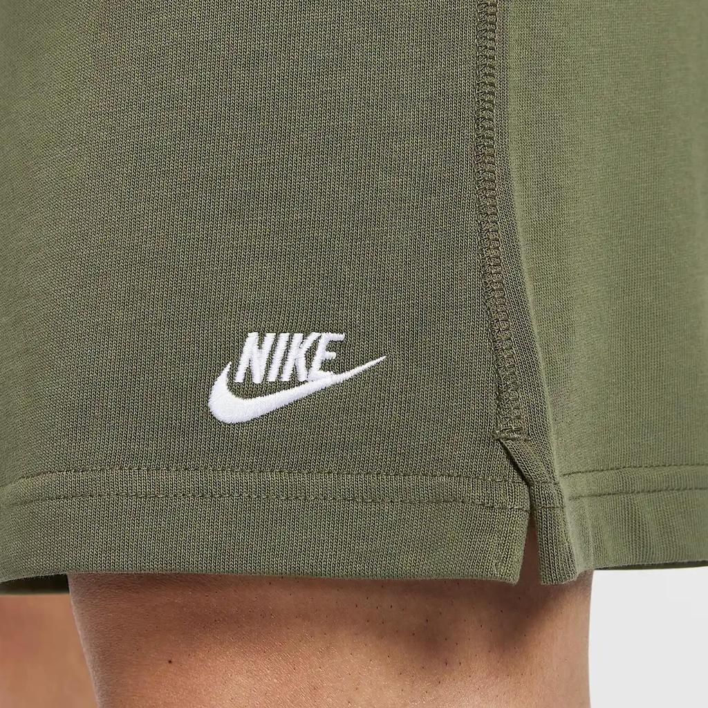 Nike Club Comfortable Fashion Soft Solid Color Versatile Casual Shorts Men Shorts Green FQ4361-222
