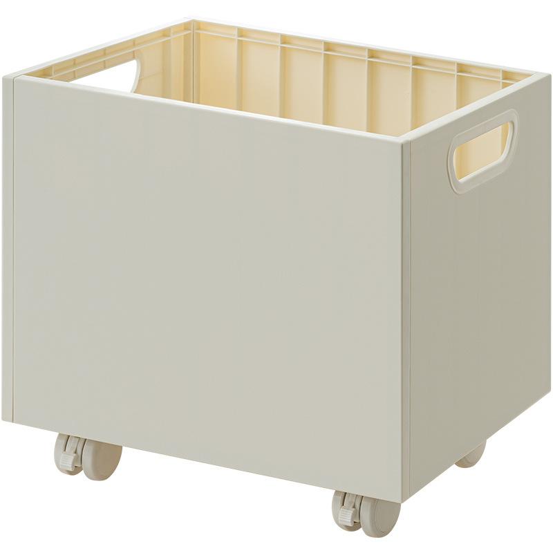 Mobile Bookshelf Under The Table, Simple Student Book Sorting Box with Pulley