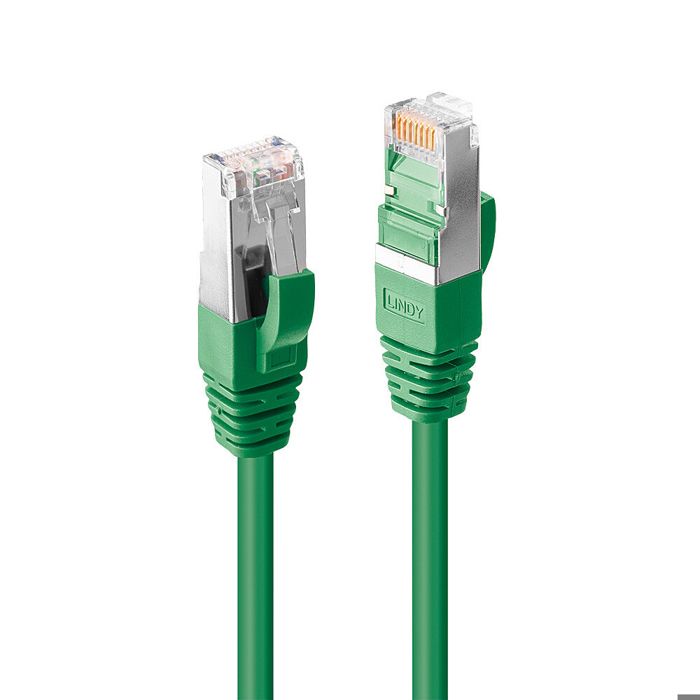 Câble réseau - LINDY - Cat.6A - 7.5m - S/FTP - LSZH - Vert