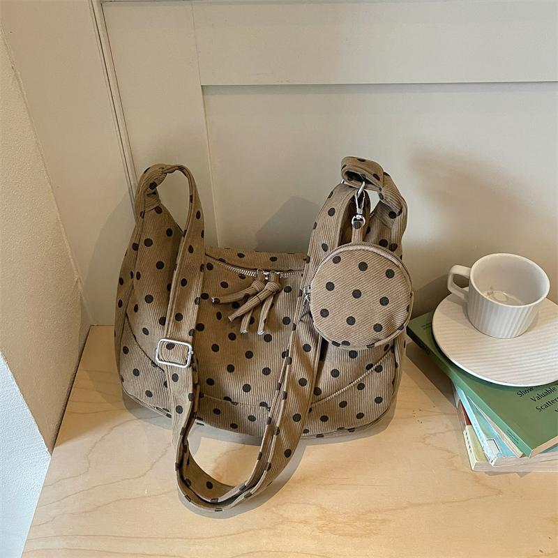 Polka Dot Shoulder Bag Women's Tote Bag
