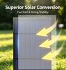 Solar-Powered Floating Garden Fountain and Light