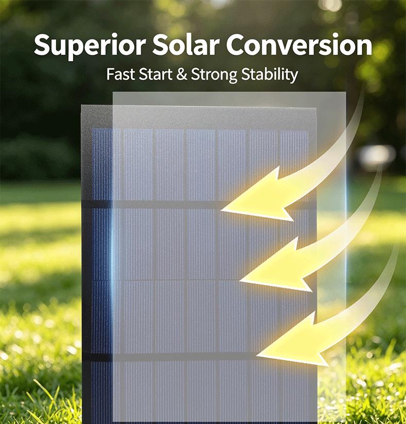 Solar-Powered Floating Garden Fountain and Light