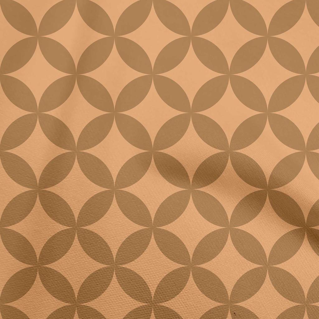 oneOone Georgette Viscose Green Fabric Geometric  Sewing Material Print Fabric By The Yard 42 Inch