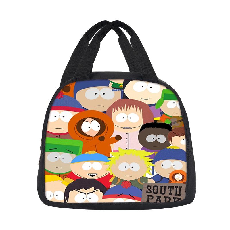 South Park Lunch Bag Versatile Cartoon Large Capacity New Item, Best Gift for Boys and Girls On School Birthdays