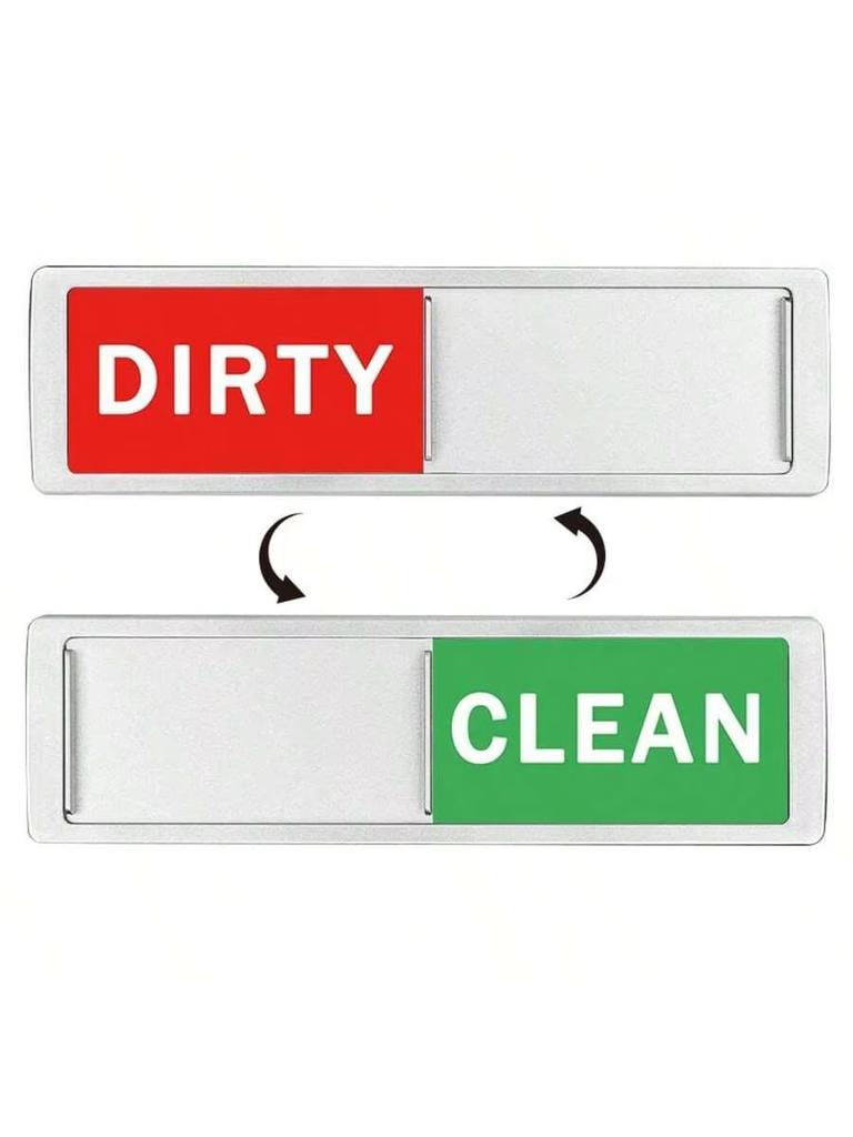 1pc Dishwasher Status Indicator Magnet, Kitchen Appliance Clean Dirty Sign Reminder Fridge Decor Magnet