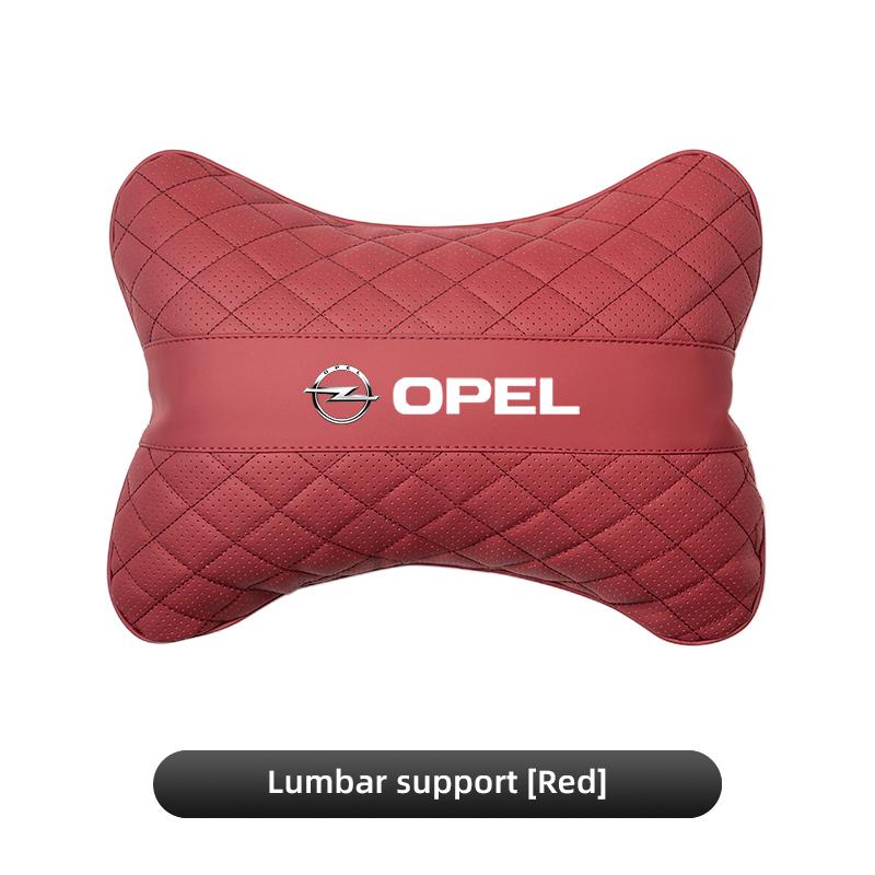 AAAYT1 Car Seat Headrest Pad Protect Lumbar Cushion Accessories For Opel Mokka Corsa D Astra Adam Antara Zafira Combo OPC Vectra H G J