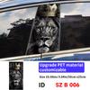 Lion Car Stickers Car B-pillar Decal Waterproof Stickers Auto Center Pillar Sticker Cover Scratches Vehicle Decor Accessories