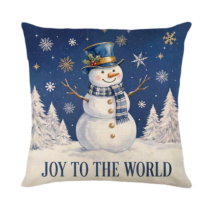Christmas pillow cover digital printing cushion Christmas theme sofa pillow