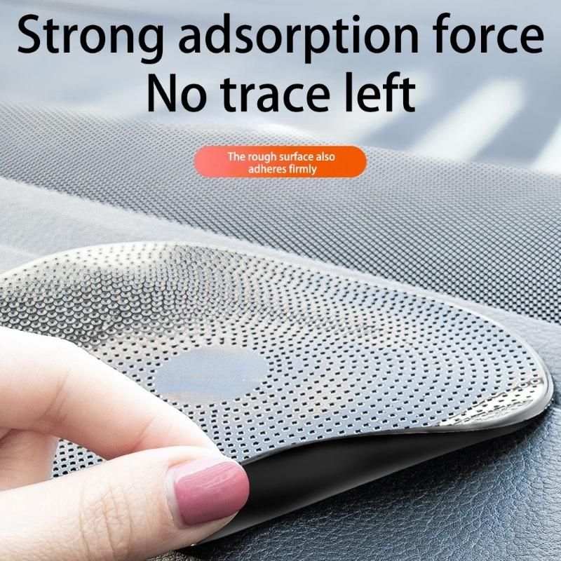 Practical Recyclable Silicone Dashboard Mat Pad Washable Nonslip Organizer For Car Interior Essential No Trace Adhesive