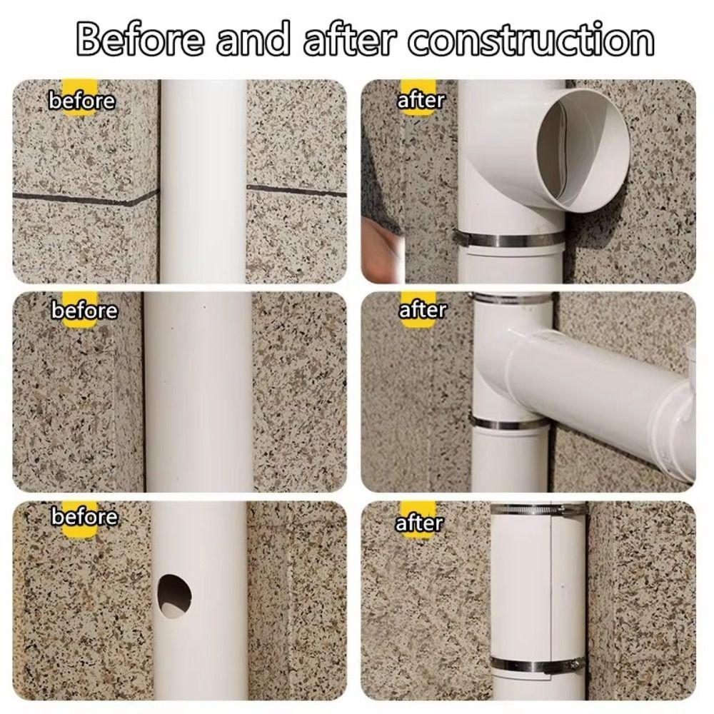 PVC Pipe Joint Open Tee Drain Pipe Adapter New Plumbing Accessories  Outdoor