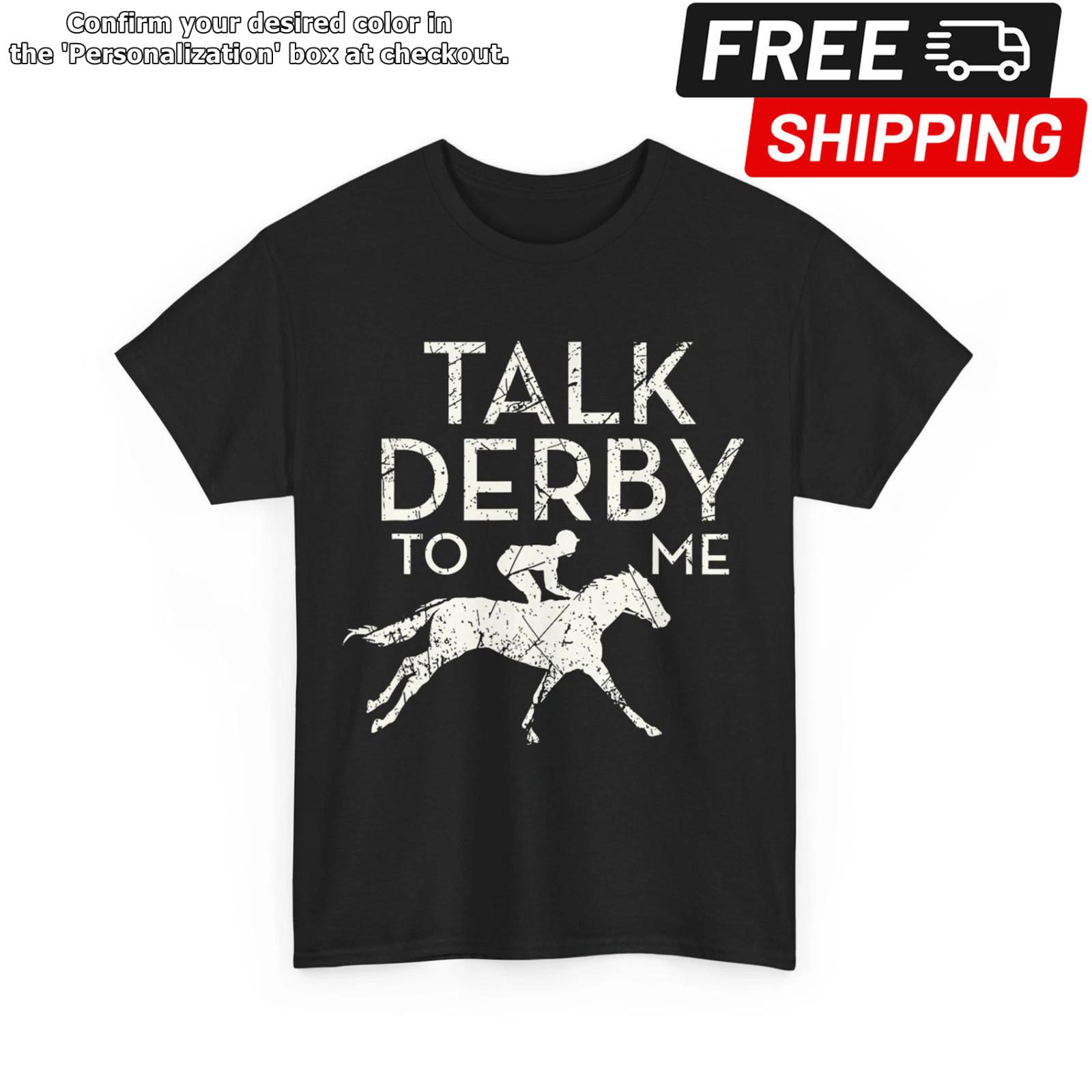 Забавная футболка с изображением владельца и любителя скачек Derby Race XL