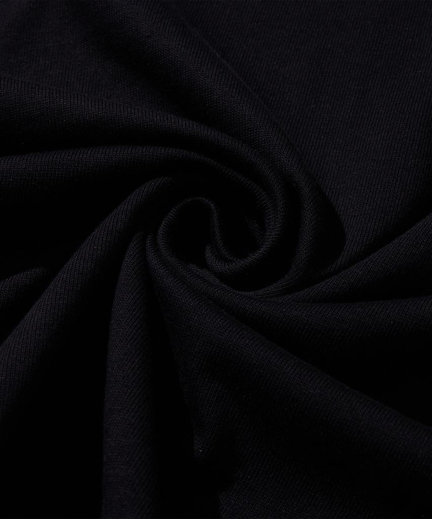 Kallapataleu Front Logo Loose Fit T-Shirt - Black