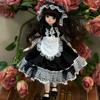 Boneca BJD de 30cm com 6 Pontos de Articulação - Conjunto de Vestido de Boneca Fofo Com Roupas Removíveis Para Bonecas BJD Acessório de Boneca de Moda Colecionável
