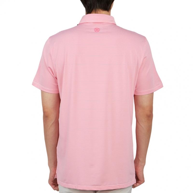 Pánské tričko s krátkým rukávem a límcem Galleria G Fore Pore Golfwear G4mS23k000 Aza