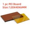 1 Piece Amber Color Ultem PEI Board Knife Handle DIY Making Material EDC Tools Scales Pendants CNC Make Materials High Quality