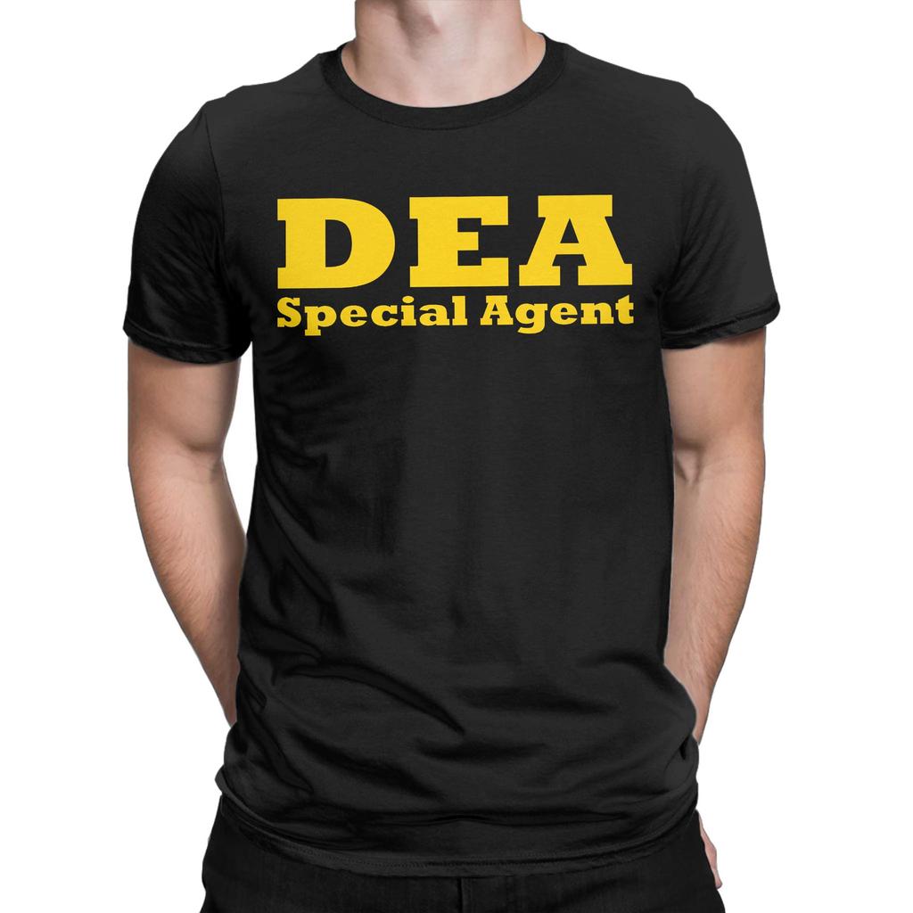 Agente Especial de la DEA Camiseta Playa Camisetas de Moda Hombre Algodón Cuello Redondo 4XL 5XL 6XL Camisetas Manga Corta Y2K Camiseta Retro