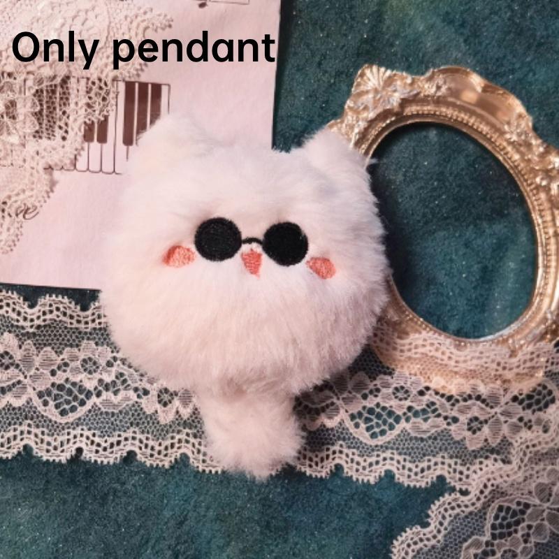 Cute Cat Plush Toy Keychain For Gifts And Decor Adorable Stuffed Animal With Embroidered Features