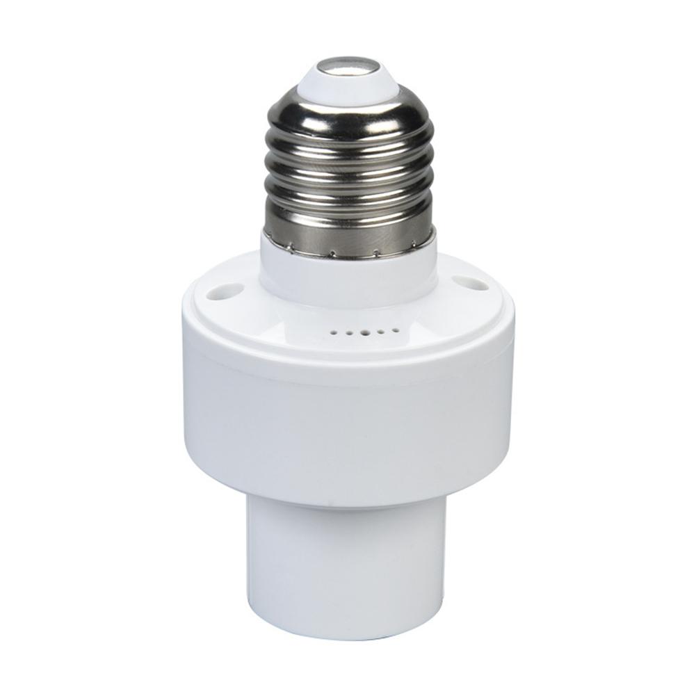 E27 Radar PIR Human Induction Motion Sensor 360 Degrees LED Night Lamp Socket Base AC 85-220V Delay Time Adjustable Switch